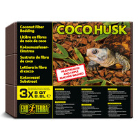Kokosvezel bodembedekking Coco Husk Brick 3-pack 26,4 L – natuurlijk substraat voor tropische terraria