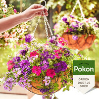 Bio kokos potgrond 20 liter voor potplanten met 100 dagen voeding