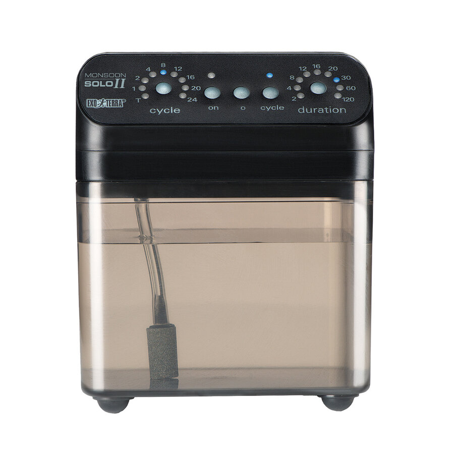 Automatisch vernevelingssysteem Monsoon Solo II – 1,5 L programmeerbare sproei-installatie voor terraria