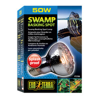 Spatbestendige zonneplek lamp Swamp Basking Spot – voor aquatische & vochtige terraria – 50W | 75W | 100W