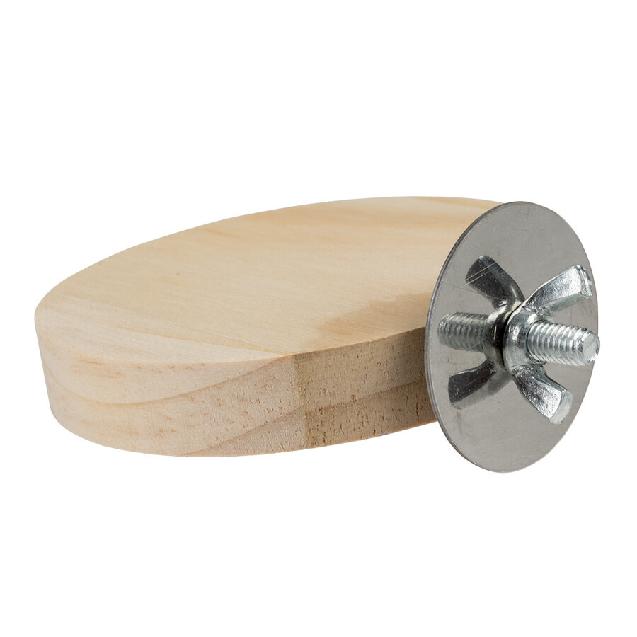 Houten O-Platform voor kleine knaagdieren 8,5 x 8,5 cm