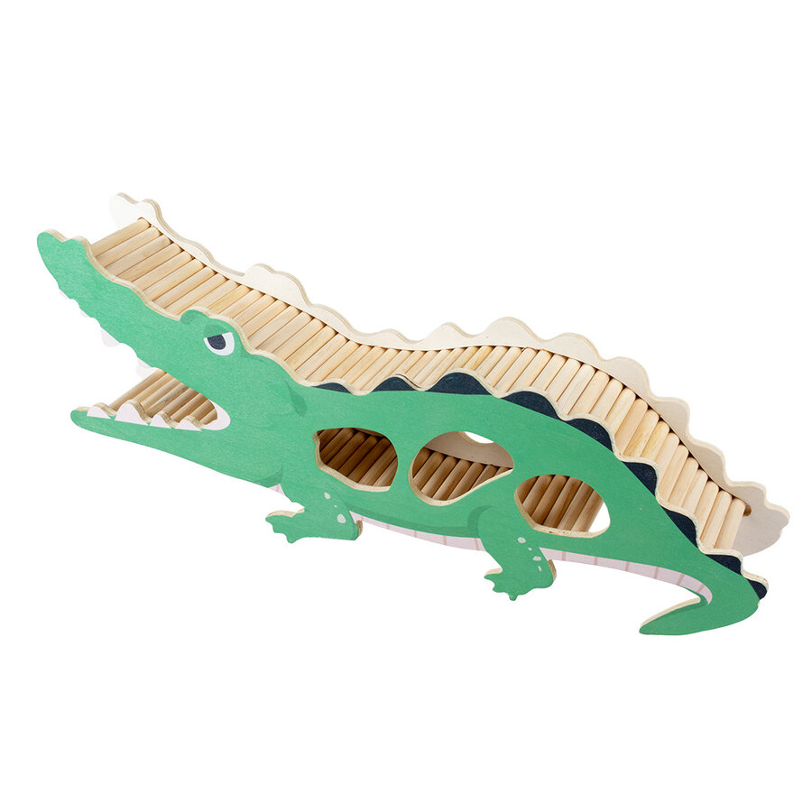 Knaagdieren Houten Speelhuis Krokodil