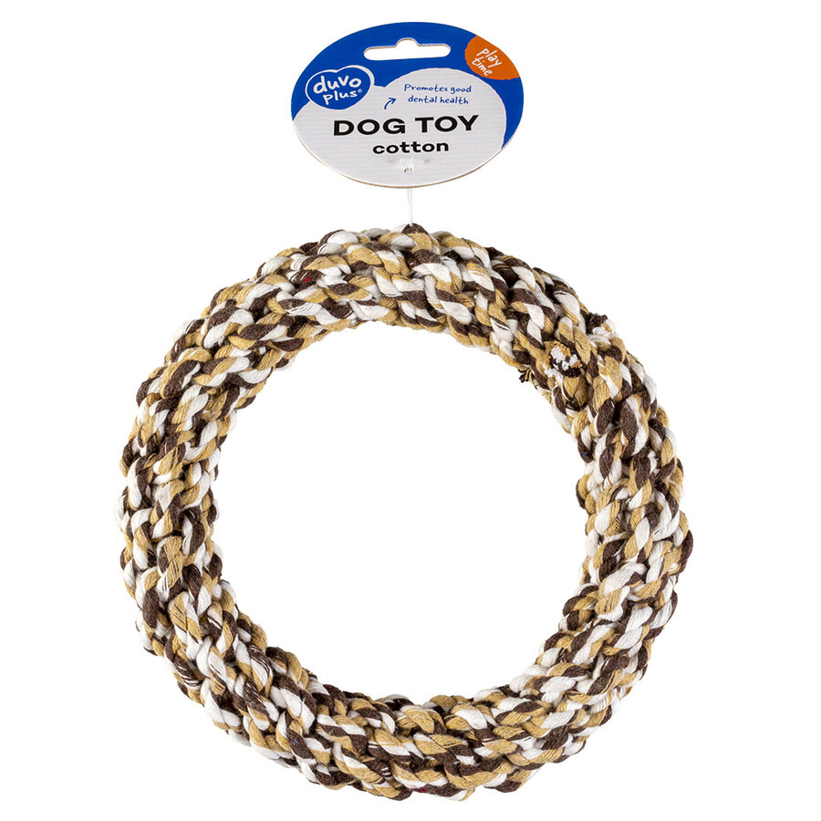 Knoop Katoen Ring Mix 19CM