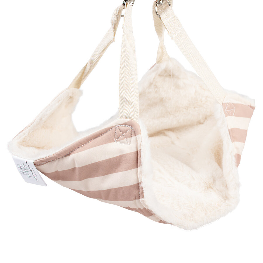 Striped hangmat pluche meerkleurig voor knaagdieren