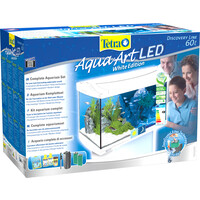 Aqua-Art Led | 60L | 61,5 x 34 x 43 CM Wit Aquarium