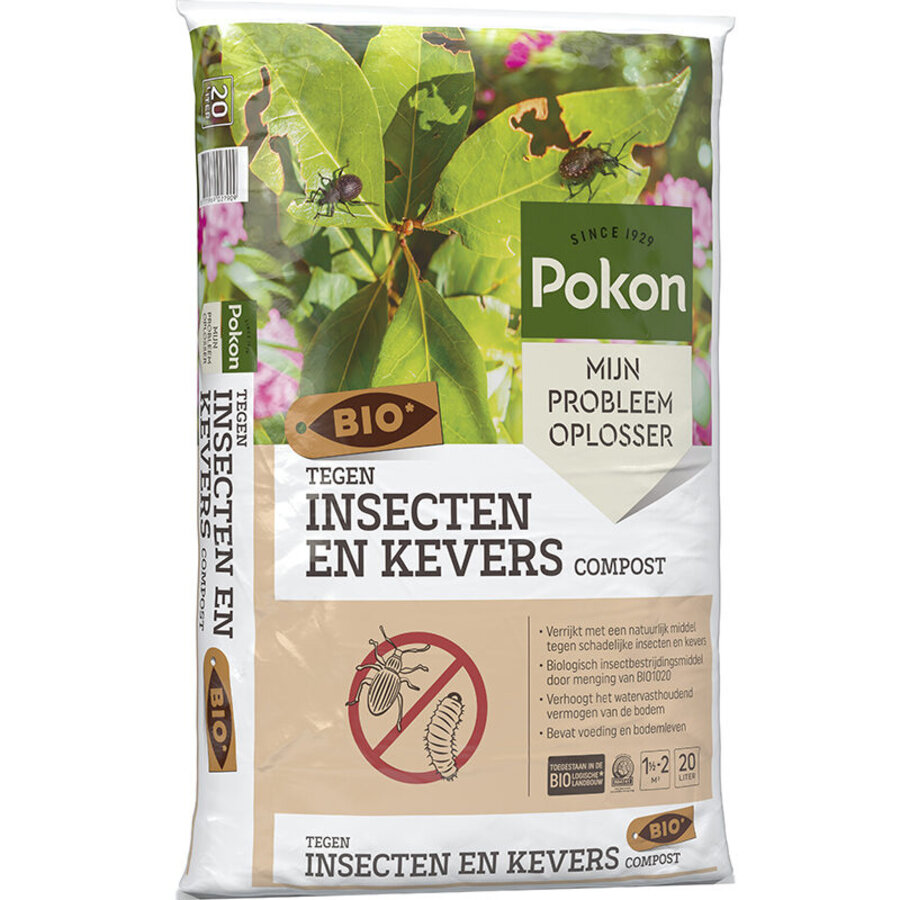Biologische compost tegen insecten en kevers
