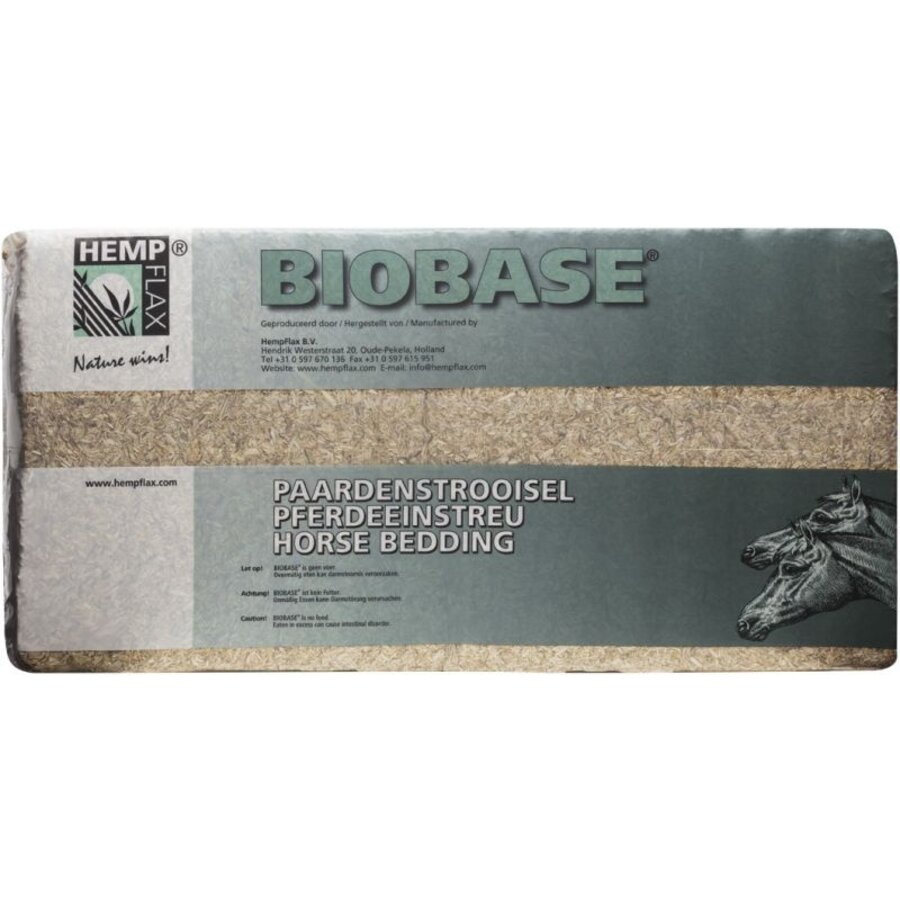 Biobase Hennepstrooisel Bedding 14KG
