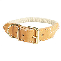 EXPLOR Forest hondenhalsband nylon beige | verstelbaar | 6 maten