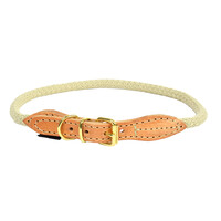 EXPLOR Forest hondenhalsband nylon beige | verstelbaar | 6 maten