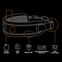 Ultimate Fit Control hondenhalsband | brede drukverdelende halsband | Undercover groen