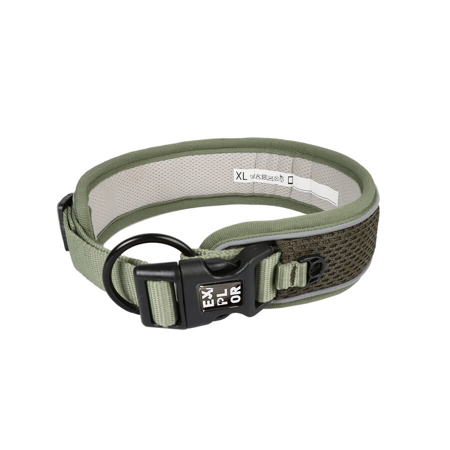 Ultimate Fit Control hondenhalsband | brede drukverdelende halsband | Undercover groen