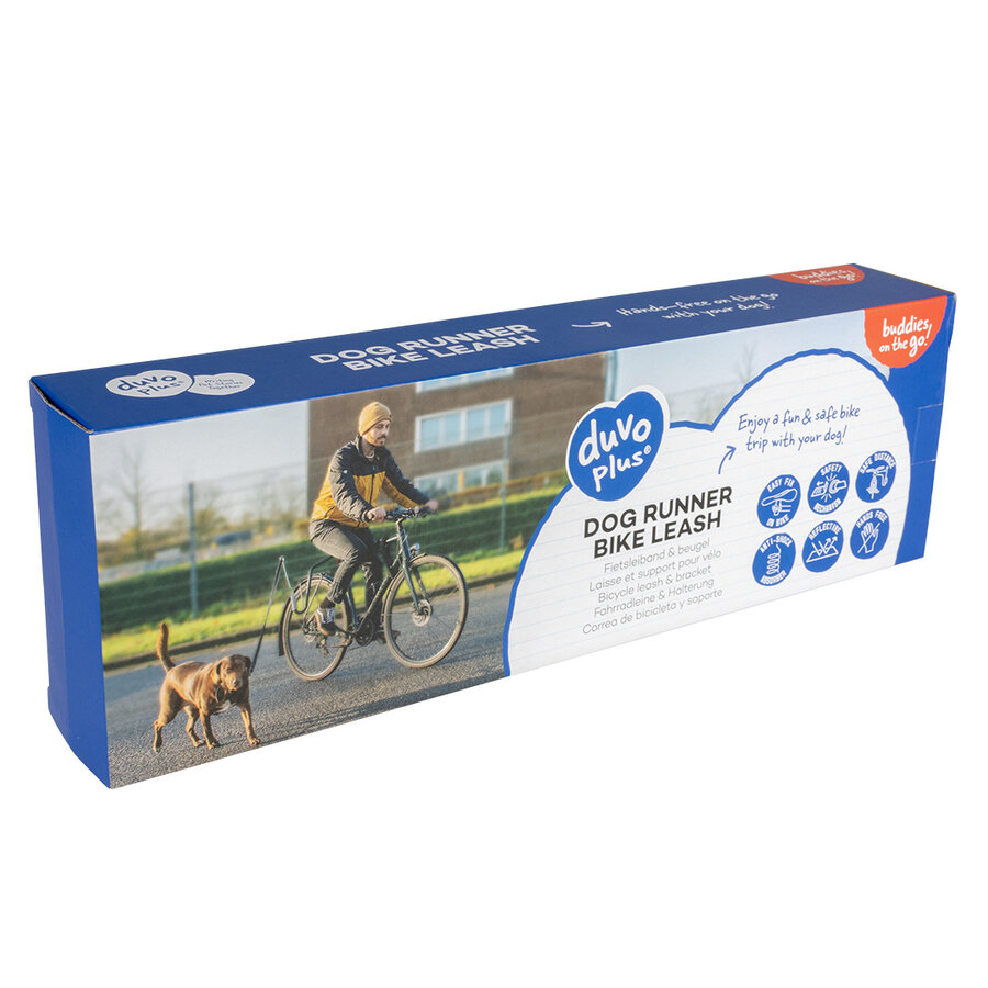 Dog runner fietsleiband 120cm