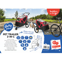 Pet trailer 2-in-1