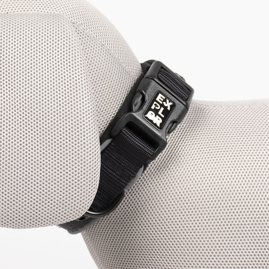Ultimate Fit Comfy hondenhalsband Fashion Granite Black | verstelbaar neopreen