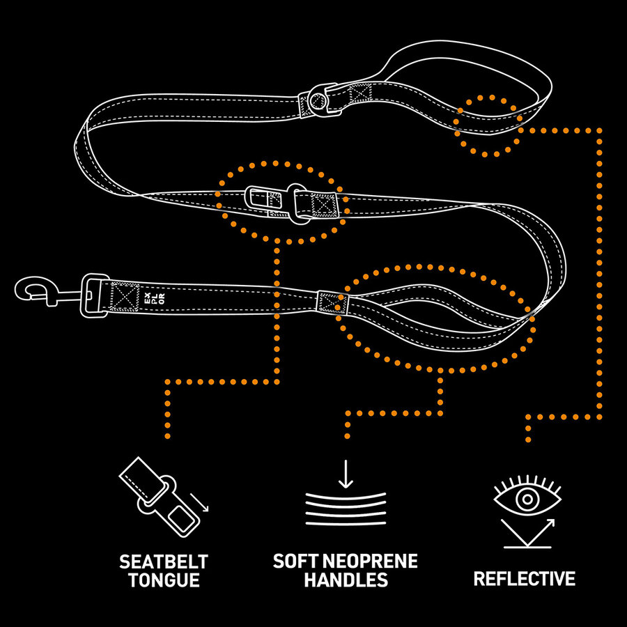 Ultimate Fit On-The-Road Leiband Safety Silver Reflective