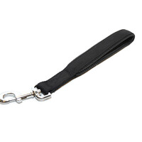 Korte nylon leiband 30 cm | extra controle bij training en in de stad