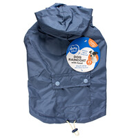 Hondenregenjas Parka Blauw