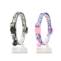 Kattenhalsband Bloemen Nylon