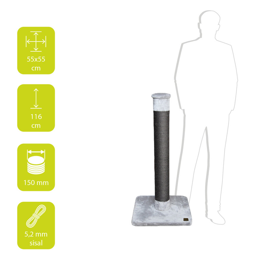 Krabpaal Classic Giant Fox | 55x55x115cm