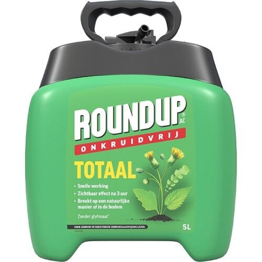 Onkruidvrij totaal kant-en-klare pompspray 5 liter voor 50 m²