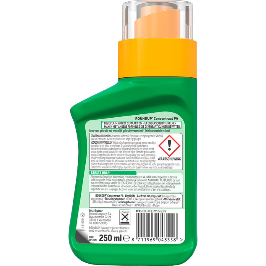 Totaal Onkruidvrij Concentraat 250 ml voor 110 m²