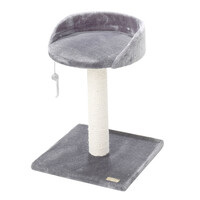 Krabpaal ClassicTree Sofa grijs | 38x38x52 cm | met ligplek en speeltje