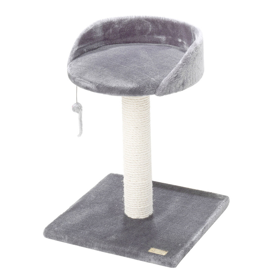 Krabpaal ClassicTree Sofa grijs | 38x38x52 cm | met ligplek en speeltje