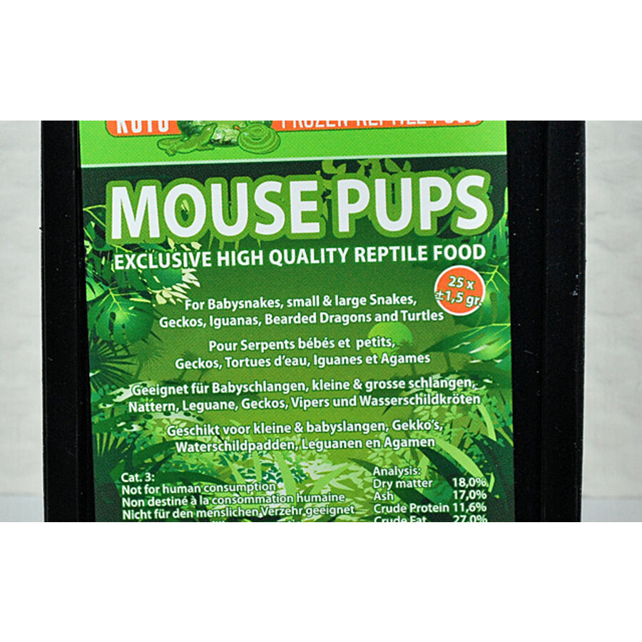 Baby Muis 1-2 gram 25 stuks