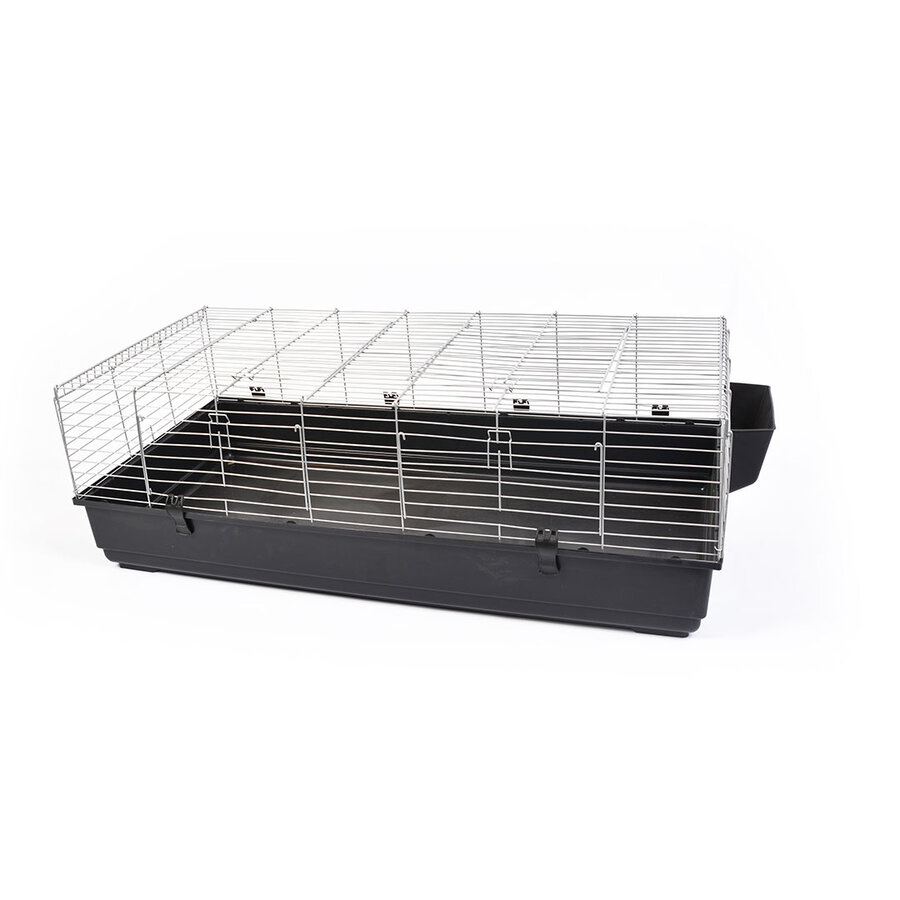 Liberty 140 knaagdierkooi grijs voor konijnen en cavia's
