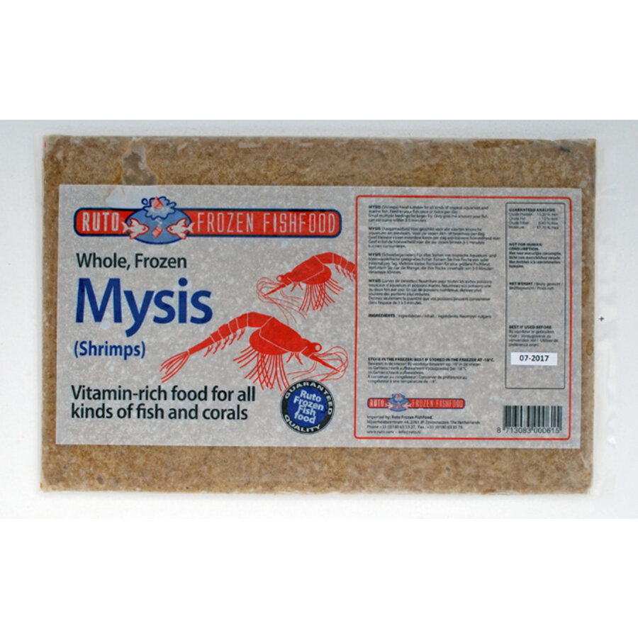 Mysis flatpack 1000 gram | diepvriesvoer voor tropische en zeevissen