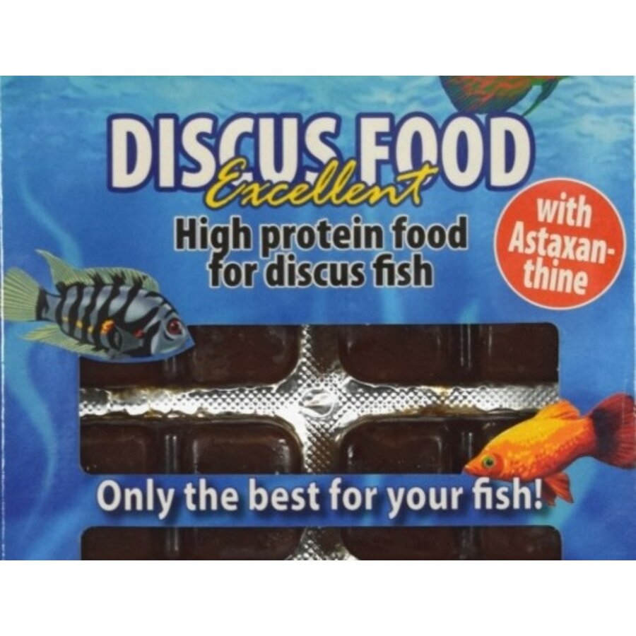 Discusvoer mix Excellent | diepvries blister 100 gram