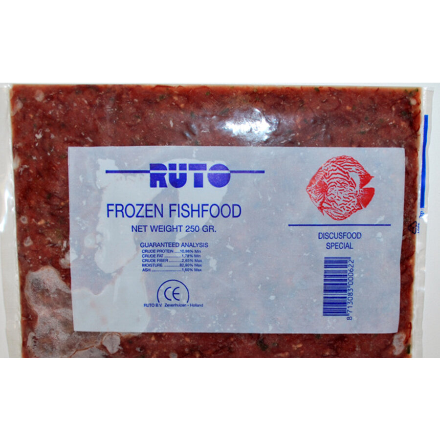 Discusfood Special diepvries mixvoer voor discusvissen 250 gram flatpack