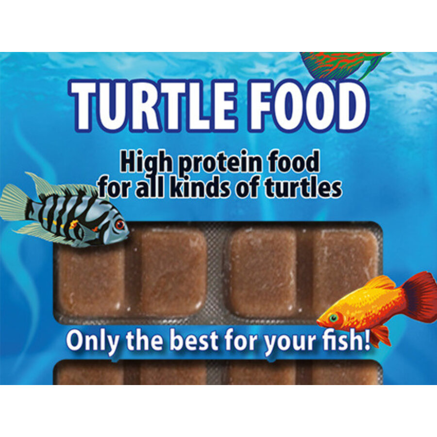 Schildpadvoer blister 100 gram | 20 portieblokjes