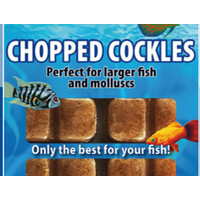 Chopped cockles | gehakte kokkels diepvriesvoer 100 g blister voor aquariumvissen