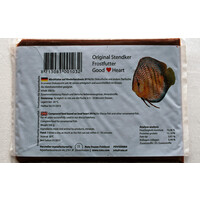 Discusvisvoer diepvriesplaat 500 gram | compleet runderhartvoer voor discusvissen