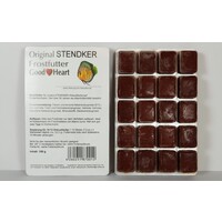 Diepvries discusvisvoer | blister 100 gram | runderhartmix met spinazie