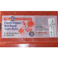 Rood plankton diepvriesvoer flatpack 500 gram voor zeevissen en ongewervelden