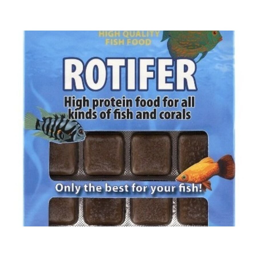 Rotifer flatpack diepvriesvoer 1000 gram | voor nano aquariumvissen