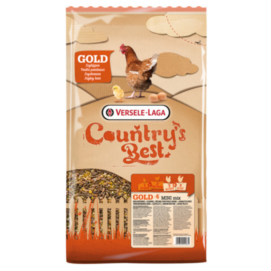 Gold 4 Mini Mix volledig legvoer voor krielkippen 5 en 20 kg