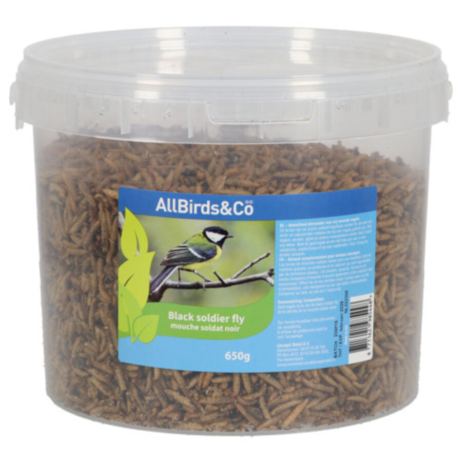 Black soldier fly in emmer 650g