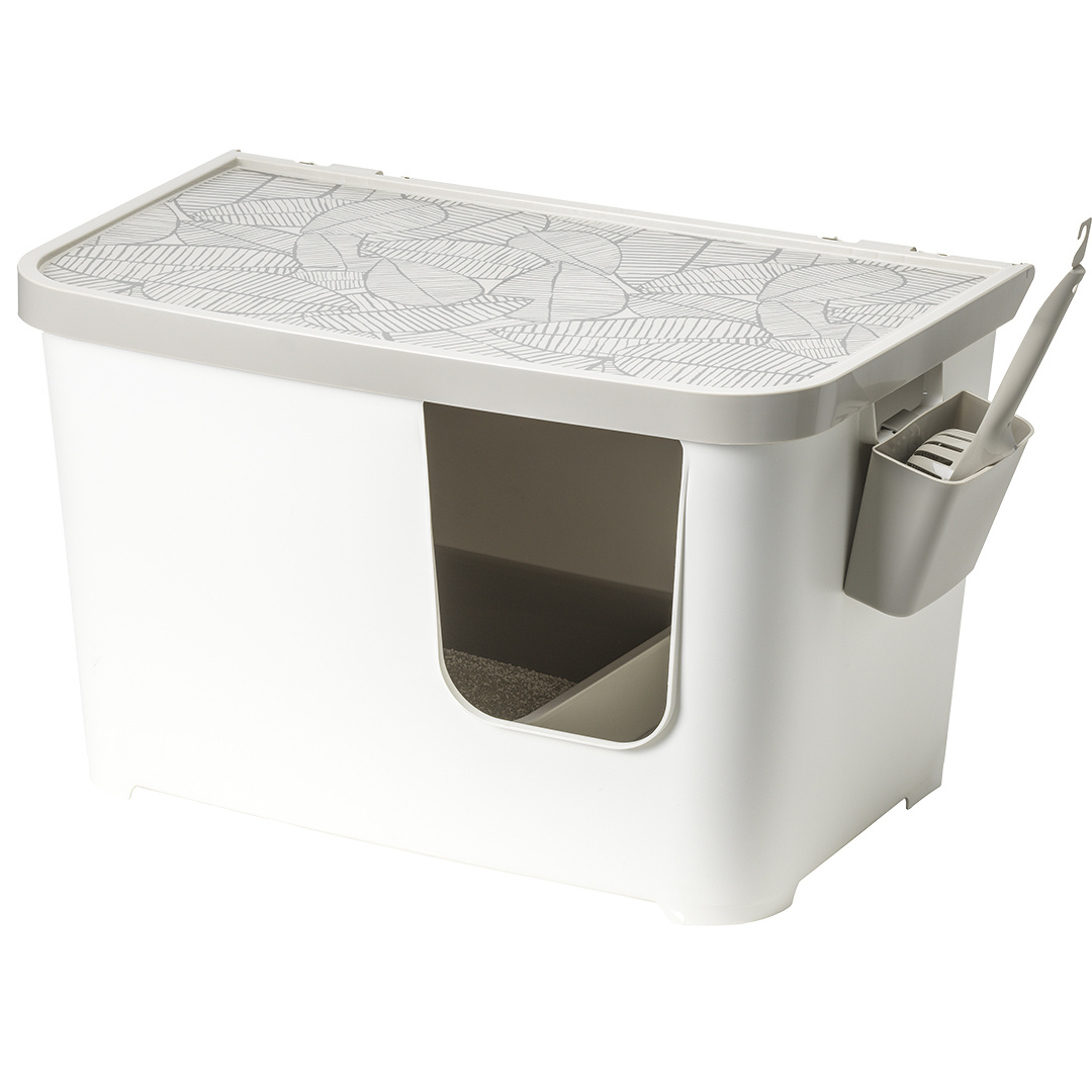 kooa Gesloten Kattenbak van 90% gerecycled Plastic