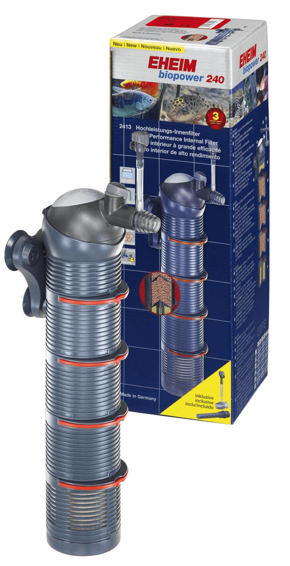 Eheim biopower 240 intern filter - Vivaria Tech aquarium- en terrarium