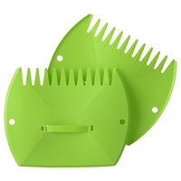 Bladscheppen groen 37 x 29,5 cm | set van 2