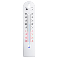 Muurthermometer Wit