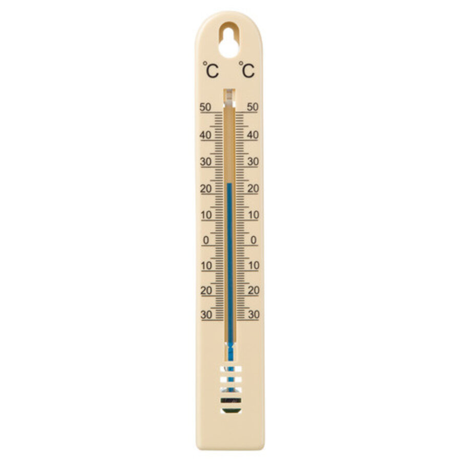 Muurthermometer Beige