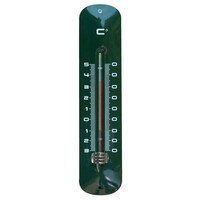 Muurthermometer Groen