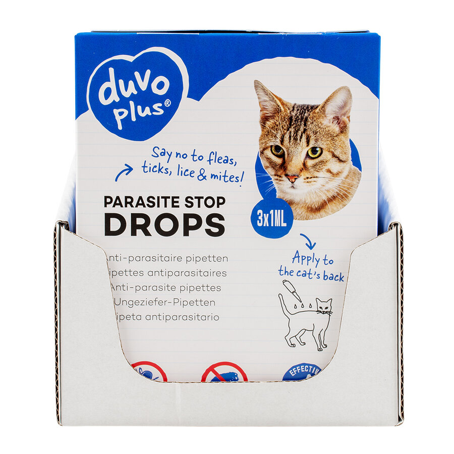 Anti-parasitaire druppels katten 3x1ML