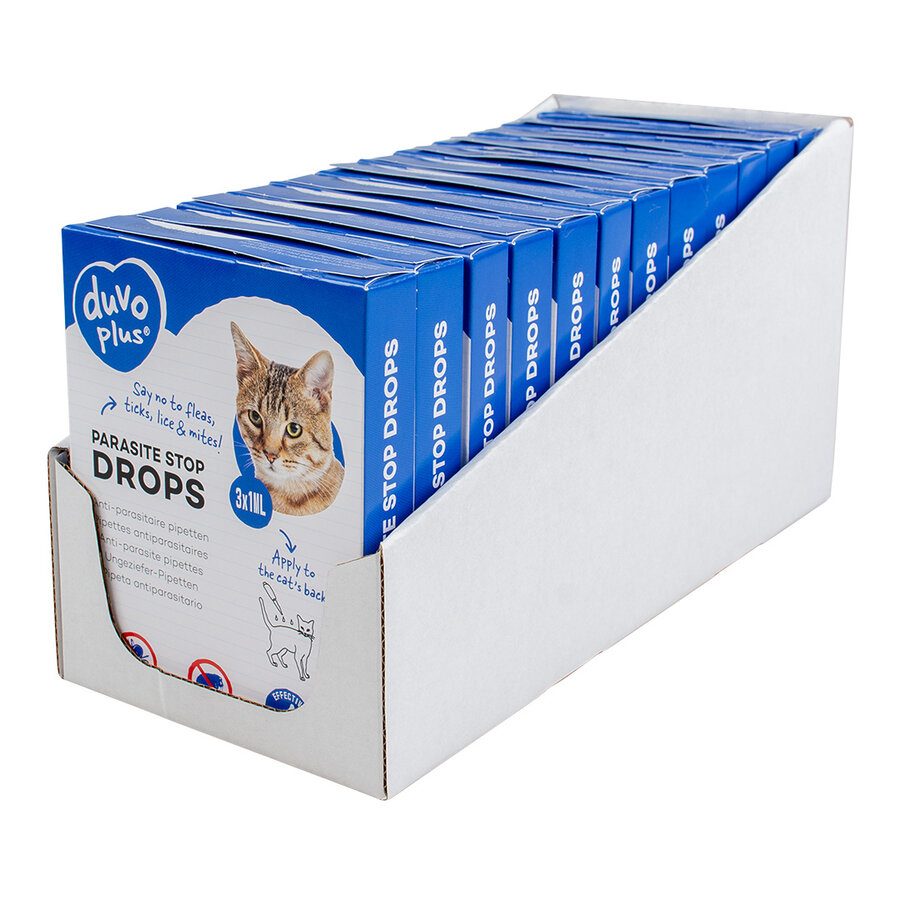 Anti-parasitaire druppels katten 3x1ML