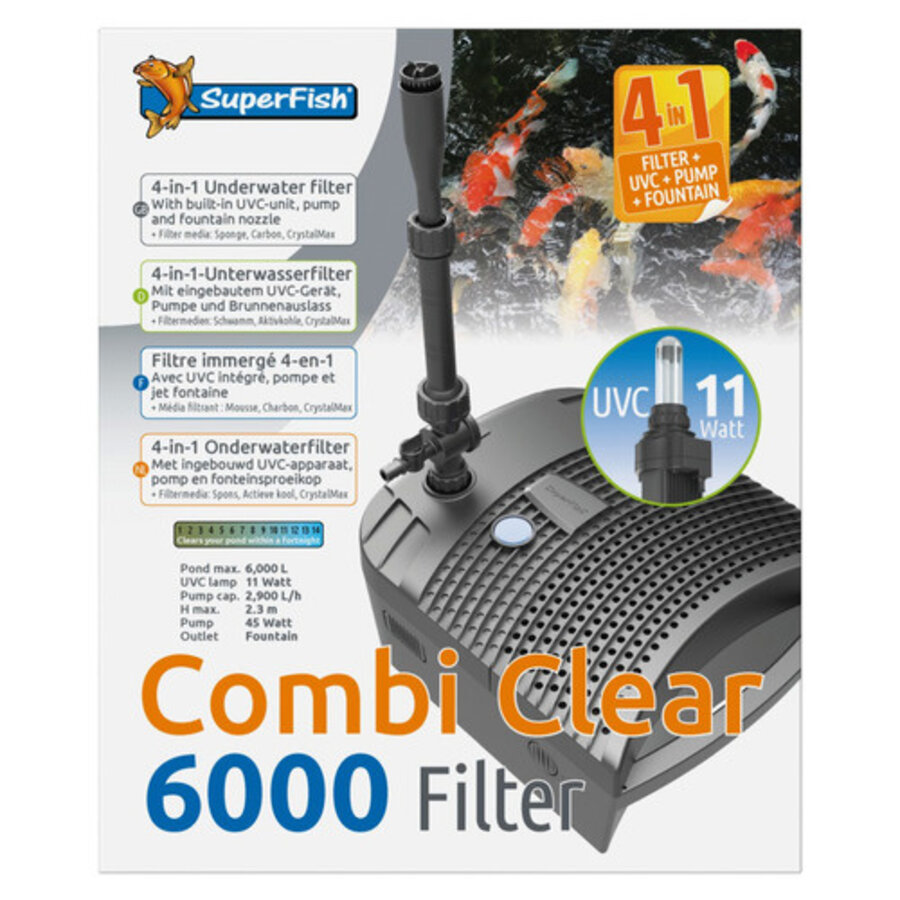 Combi Clear 6000 Filter 4in1 - 2900 L/h