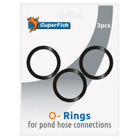 O-ringen voor vijverslang verbindingen 3 stuks
